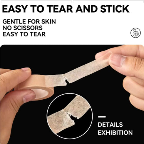 JofulyAdor Supplies,10 Size:0.5in 10 Flexible Skin Paper Tape Non Woven Breathable, Nose Tape Self Adhesive for Wound