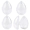 Framendino 4 Pack Breathable Makeup Sponge Case, Protective Plastic Beauty Blender Holder for Women Girls