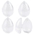 Framendino 4 Pack Breathable Makeup Sponge Case, Protective Plastic Beauty Blender Holder for Women Girls