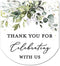 InvitationHouse Hand Sanitizer Labels Thank You Wedding Favor Stickers - Set of 60