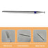 NOLITOY Cuticle Nail Drill Bits, Fingernail Trimming Grinding Head, Cuticle Care Tools for Dead Skin Removal
