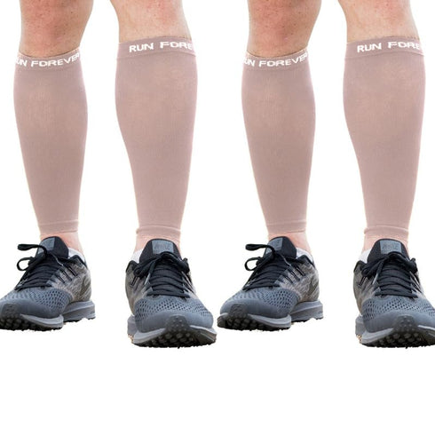 Run Forever Calf Compression Sleeves for Men and Women, Leg Compression Sleeve for Running, Cycling, Travel