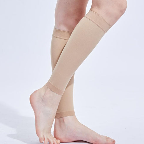 Utaly 20-30mmHg Calf-Compression-Sleeve for Men & Women Footless Graduated-Compression Socks Calf Support