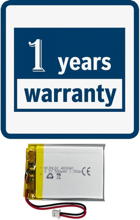 DC 3.7V 500mAh 403040 Rechargeable Lithium Polymer Battery for DIY Electronic Products