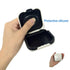 Hard Small Hearing Aid Case, Splashproof with Cushioned Interior for 2 Hearing Aids, ITE, RIC, CIC