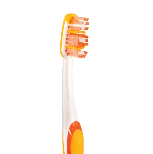 SmileGoods A271 Toothbrush, 27 Tuft, Soft Bristle, Individually Packaged, Assorted Colors, Bulk Pack of 72