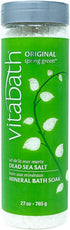 Vitabath Original Spring Green Mineral Bath Soak, 27 oz Reviving Muscle Recovery and Relaxation