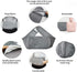 HZACHYX hot Water Bag, hot Water Bottle, Rubber Warm Water Bag with Soft Waist Cover, Used for Keeping the Neck