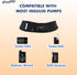 Pack 48'' 54") Glucology Insulin Pump Waist Belt | Fanny for Running or Travel - Diabetes Supplies Pouch