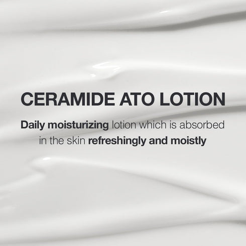 ILLIYOON Ceramide Ato Lotion 528ml - Daily Moisturizing Lotion for All Skin Types, Deep Moisturizing & Soothing Effect