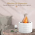 HUTIP 250ml Ultrasonic Fireplace Firewood Flame Fire Bonfire Aroma Diffuser Humidifier, Fake Fireplace Wood Campfire