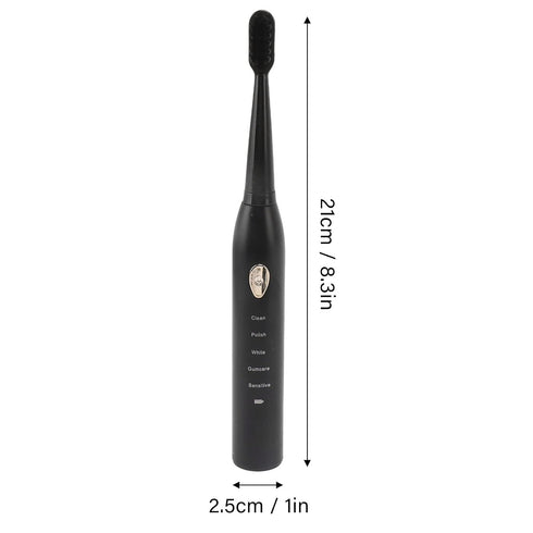 Nachukan 4 Rechargeable Electric Toothbrush with Soft Bristle Brush Heads for Adults, Whitening Power Sonic Toothbrush