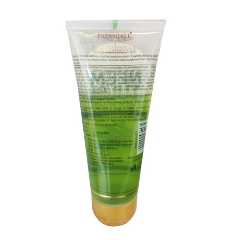 Patanjali Saundarya Neem-Tulsi Face Wash, 100g