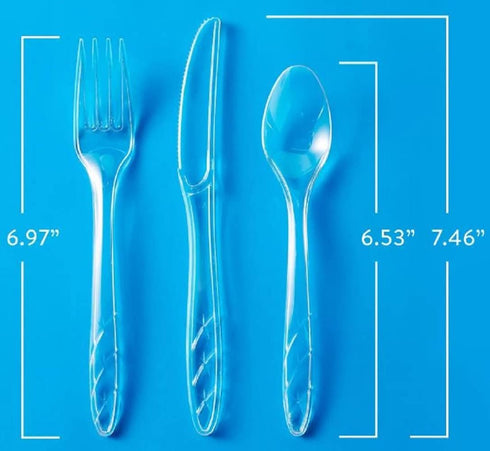 MEMBERS MARK Pack, 360 Count Member's Mark Clear Cutlery Combo