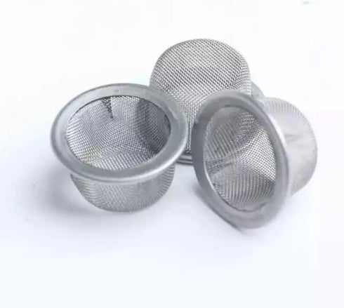 24pcs Premium Stainless Steel Pipe Screens - 0.5 Inch Diameter with Storage Box