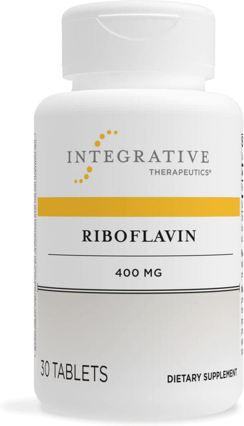 Riboflavin Vitamin B2 Supplement, High Potency, 30 Tablets, Integrative Therapeutics