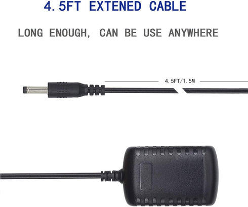 Power Cord for Remington Shaver, Charger Cord PG250 PG525 PG6025 MB4040 MB4045A, Beard Trimmer PG6135 PG6060