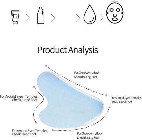 LadyCent Natural Rose Quartz Gua Sha Jade Face Massage Board Crystal Stone Guasha Massager Facial Eye Scraping Wrinkle