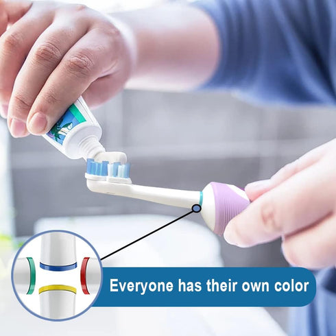 Dual-Clean Replacement Brush Heads for Oral-B Vitality Series, 12 Pcs for Pro 1000, Smart 1500, Genius X