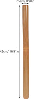 HAMPPLIES Massage Stick for Deep Tissue Muscle Relief Natural Material Ergonomic Design for Back Neck Shoulder Therapy