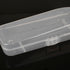 White Transparent Shaving Box, Razor Protector Plastic Cover Container for Manual Razor Storage