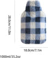 PEKJI 1L Large Plush hot Water Bottle Warm Water Bottle for hot Compress Belly Warmer hot Water Bag with Cover Hand