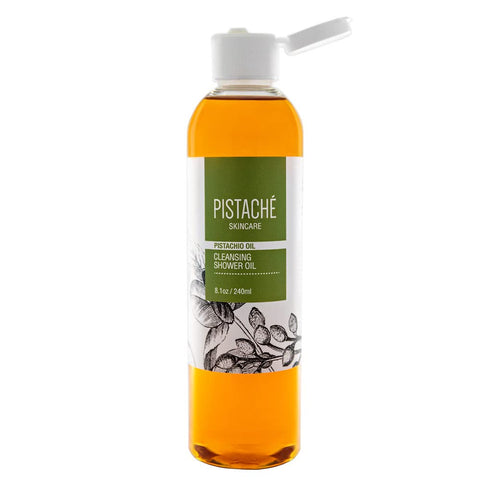 Pistaché Skincare Pistachio Oil Cleansing Shower Oil - 8.1 oz - Moisturizing and Nourishing