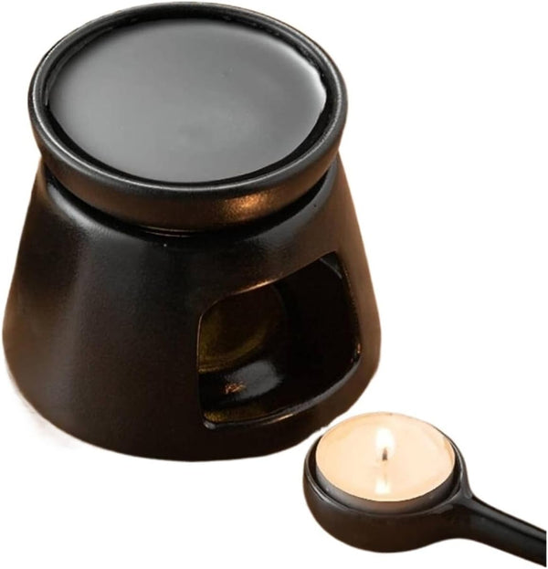 HOMDECORA Candle Holders Oil Burner Wax Melt Burners Aromatherapy Aroma Ceramic Diffuser Candle