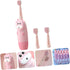 HOODANCOS 1set Set Boy Girl's Electric Toothbrush Sonic Toothbrush for Boys and Girls Battery Operated Soft Bristles