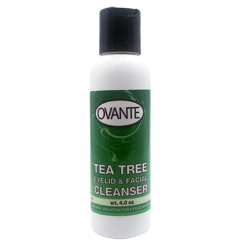 Tea Tree Oil Eyelid Facial Cleanser Wash for Demodex Prone Skin, 4.0 oz