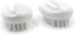 U/B Nail Hard Brush, 4 PCS Hand Hard Brush Cleaner Scrubbing Kit for Nails and Toes, Double-Sided Scrub