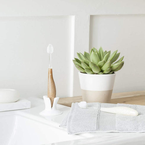 Pack 3 RADIUS Toothbrush Source Floss Brush BPA Free & ADA Accepted Improve Gum Health & Reduce Gum Issues - Super Soft