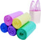4 Gallon Trash Bag, Thicken Value Small Colorful Trash Bags with Handle, 100 Counts for Wastebasket