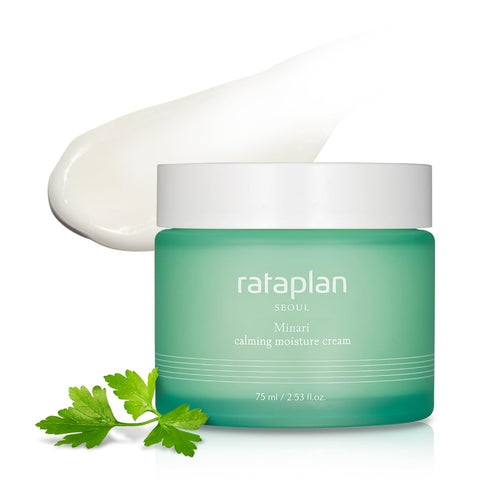 RATAPLAN Minari Calming Moisture Cream - 2.53 fl.oz 75ml - Daily Gel Cream for Dry and Sensitive Skin
