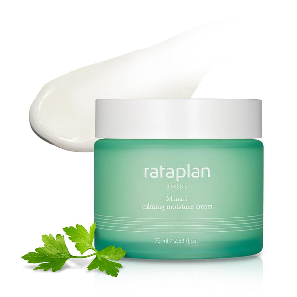RATAPLAN Minari Calming Moisture Cream - 2.53 fl.oz 75ml - Daily Gel Cream for Dry and Sensitive Skin