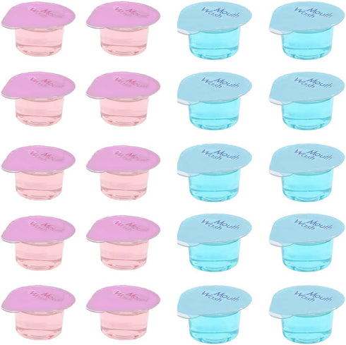 Otbushit 20PCS Mouthwash Disposable Portable Cleaner Freshen Breath Liquid Gum Health Hygiene Teeth Whitening