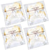 200pcs 5.5x5.5in Lovely Lace Bowknot Clear Biscuit Roasting Treat Present DIY Plastic Candy Wrappers