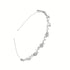 SUWOW Bridal Headband for Wedding, Stylish Rhinestones Crystal Crown Flower Leaf Tiara Headpiece for Women and Girls
