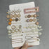 Mehayi 20 PCS Pearls Hair Clips Fashion Korean Style Acrylic Resin Hairpins for Women and Girls Headwear Accessories