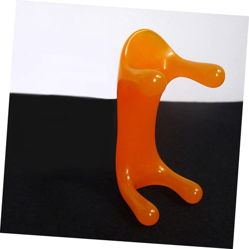 Set Beeswax Resin Gua Sha Board for Neck and Spine Massage Handheld Scraping Tool for Muscle Relief Health Dog-Shaped