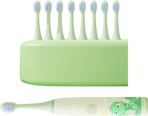 HUIFACAI 6 4 Children Electric Toothbrush with Toothbrush Toothbrush Cartoon Electric Toothbrush