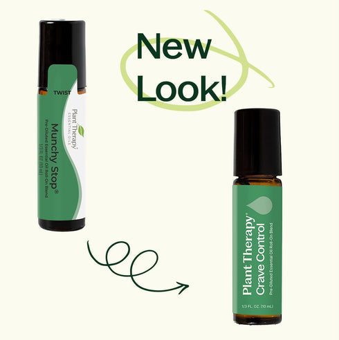 Plant Therapy Crave Control Essential Oil Blend - Pre-Dilute Roll-On 10 mL, 100% Pure