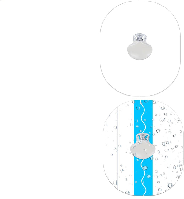 40 Pack Medtronic Sensor Patches, Waterproof Guardian 3/4 Sensor Cover Patch, Easy to Use Pre-Cut CGM