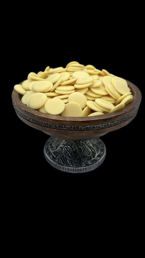 Raw Cocoa Butter 100% Fresh, 8 oz
