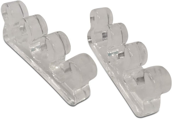 NGT Yoga Toes Blue Toe Stretcher & Separator - Stop Foot Pain and Boost Athletic Performance (White)