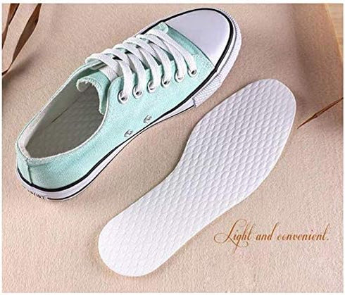 10 Pairs Disposable Breathable Barefoot Insoles for Women, Comfortable Shoe Insert Pads for Running Walking