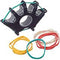 CanDo 10-0775 Digi-Extend Hand Exerciser Package, Black, 15pcs