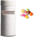 Lohat Weekly Pill Organizer, AM PM Grindable Pill Box with 7 Detachable Pill