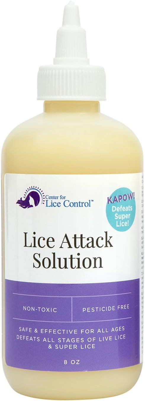 Kapow 8oz Head Lice Shampoo – Non-Toxic, Pesticide-Free, Strong Yet Gentle Formula for Family Use