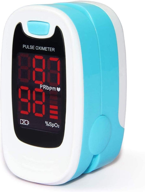 CONTEC LED CMS50M Pulse Oximeter, SpO2 and PR Value Waveform Blood Oxygen Monitor with Neck/Wrist Cord
